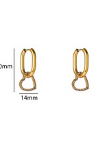Day & Eve by Go Dutch Label Oorbellen (E66288-2) 14K goud - Day & Eve by Go Dutch Label
