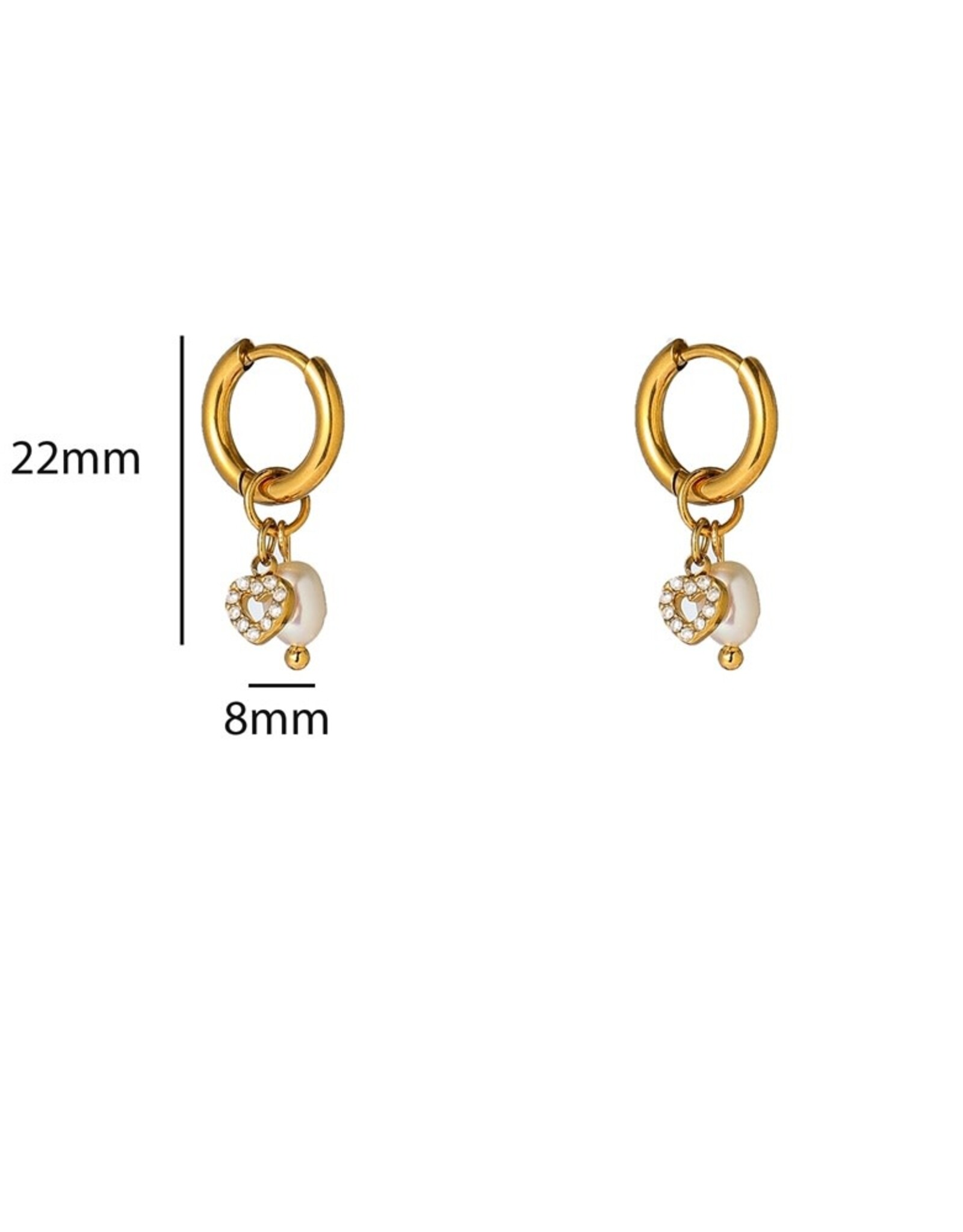 Day & Eve by Go Dutch Label Oorbellen (E66465-2) 14K goud - Day & Eve by Go Dutch Label