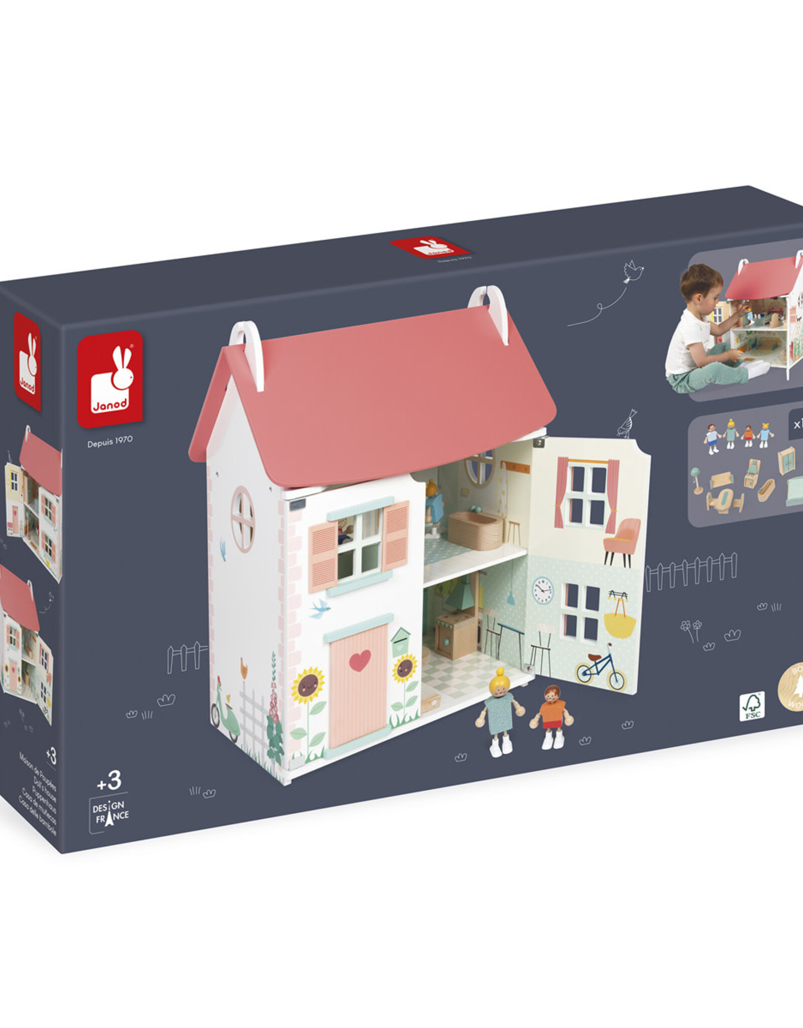 Janod Poppenhuis +3jr - Janod
