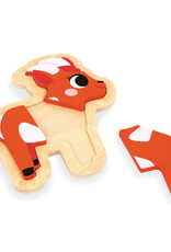 Janod 4 puzzels 2-3-4-5 stukken Boerderij +18mnd - Janod