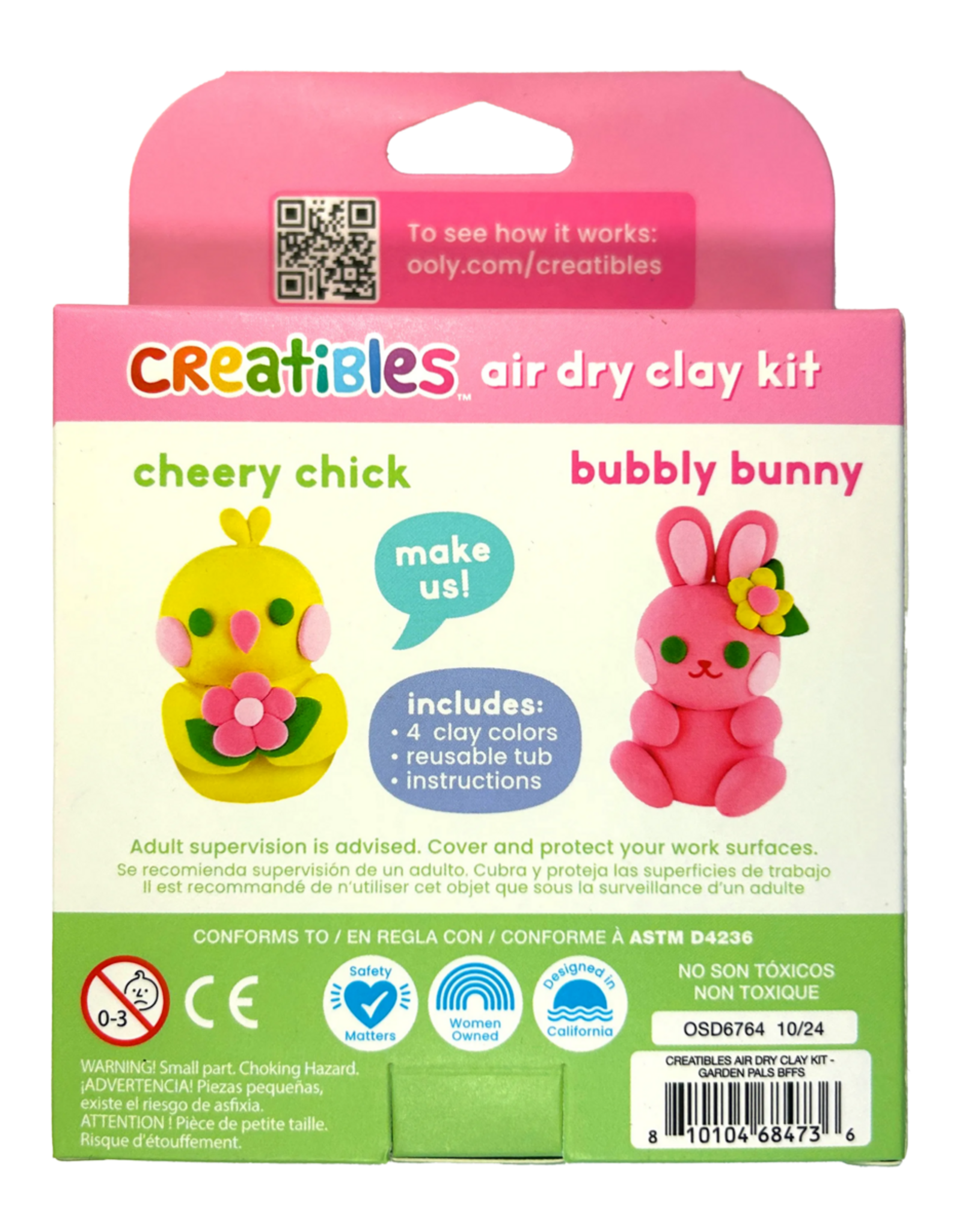 Ooly Air Dry Clay Kit – Garden Pals BFFs!