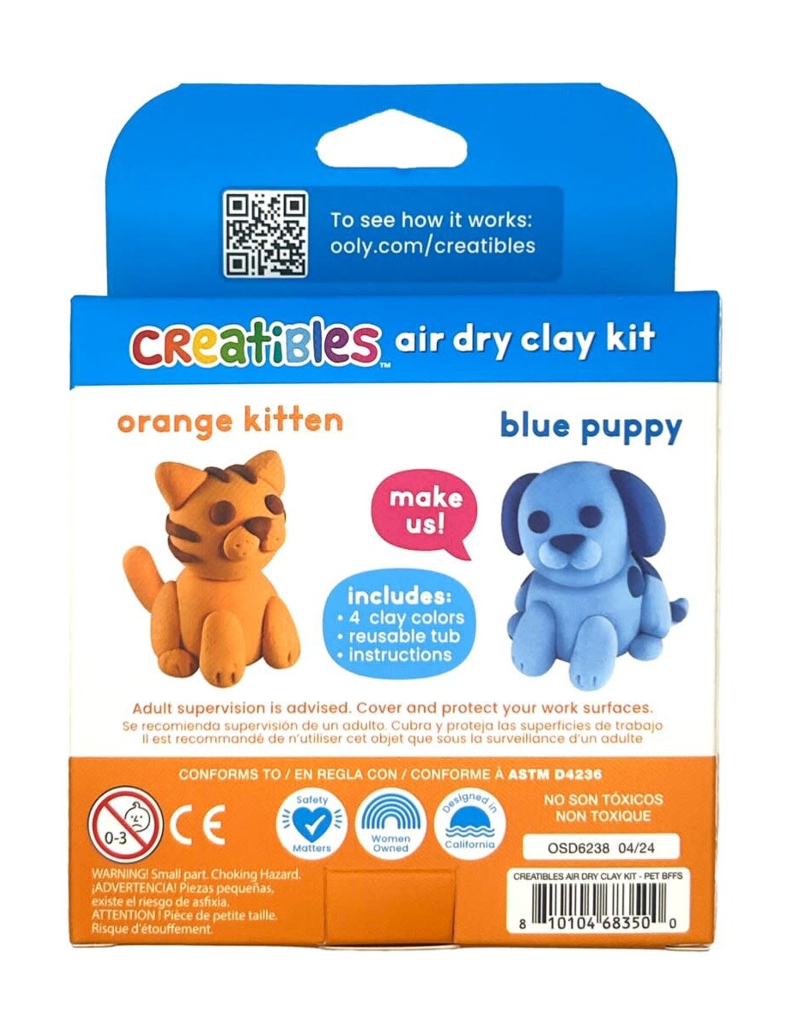 Ooly Air Dry Clay Kit – Pet BFFs!