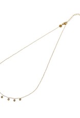 Day & Eve by Go Dutch Label Ketting (N66424-1) 14K goud + crystal - Day & Eve by Go Dutch Label