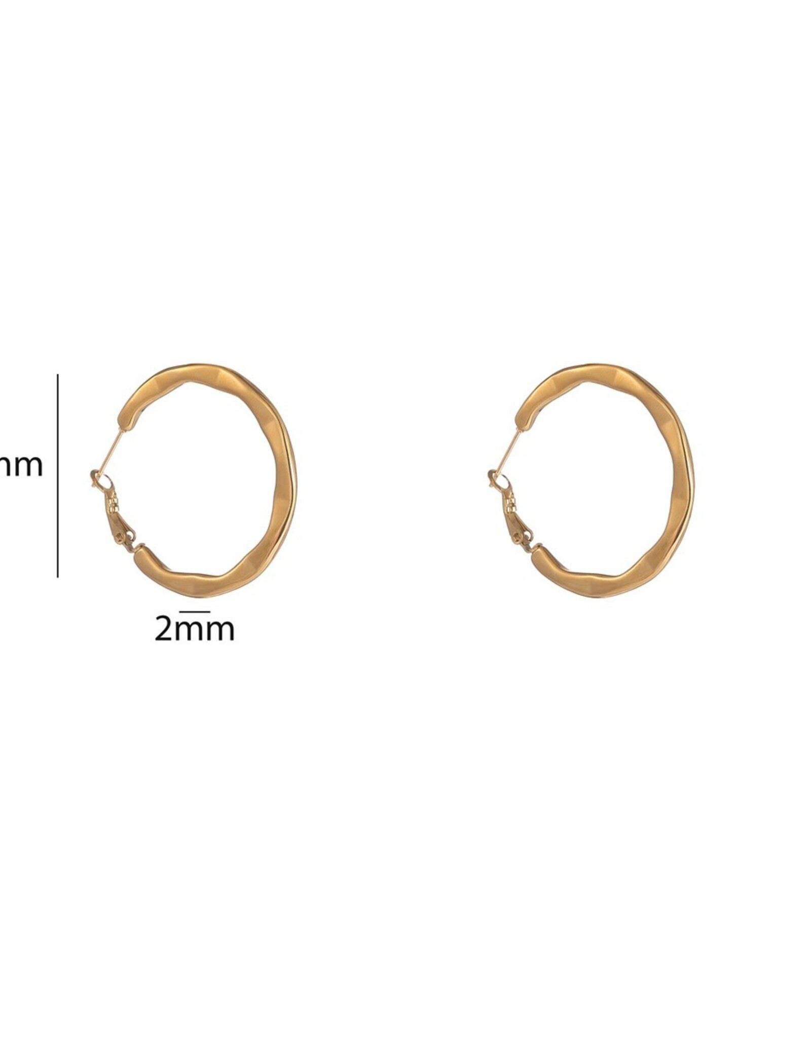 Day & Eve by Go Dutch Label Oorbellen (E61228-2) 14K goud - Day & Eve by Go Dutch Label