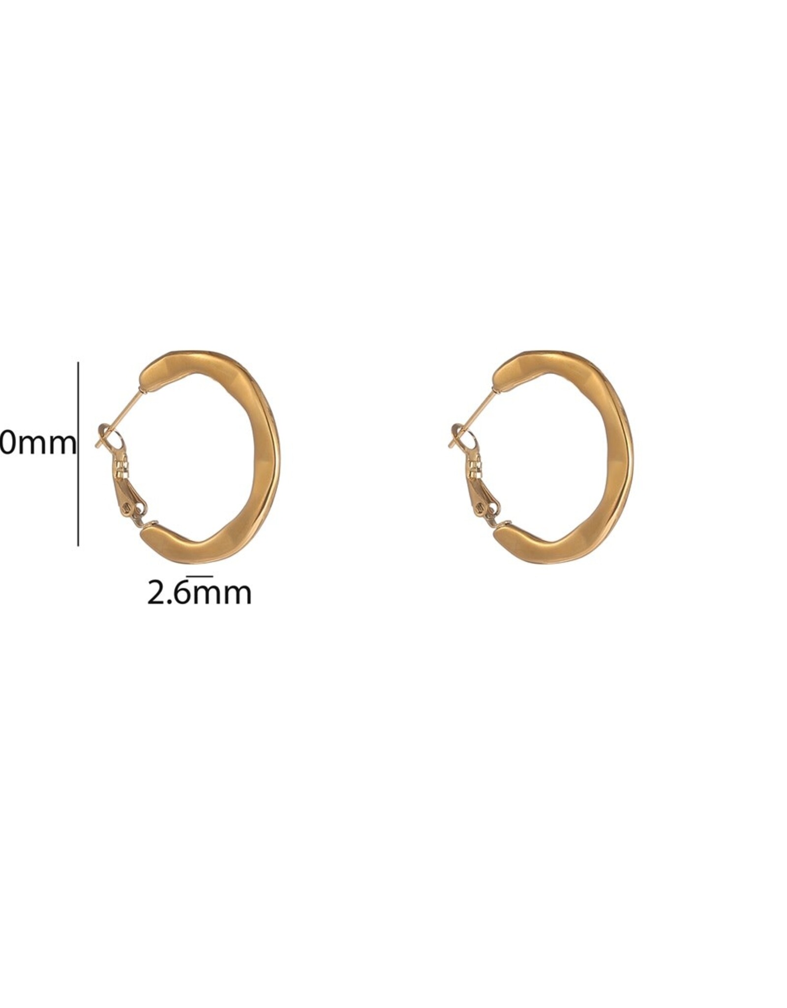 Day & Eve by Go Dutch Label Oorbellen (E61227-2) 14K goud - Day & Eve by Go Dutch Label
