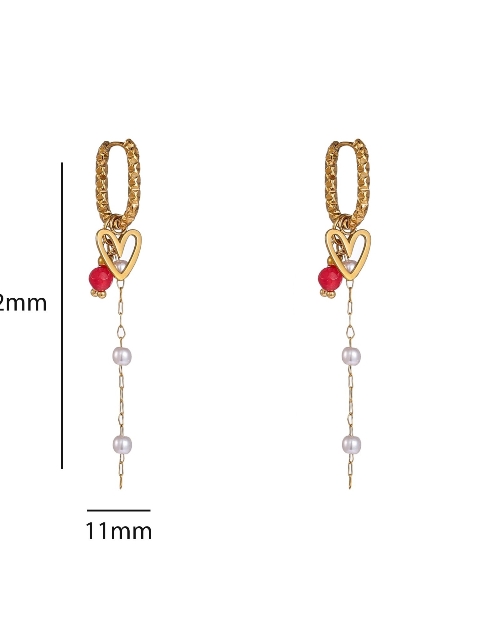 Day & Eve by Go Dutch Label Oorbellen (E61167-2) 14K goud - Day & Eve by Go Dutch Label