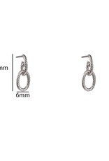 Day & Eve by Go Dutch Label Oorbellen (E61128-1) zilver - Day & Eve by Go Dutch Label