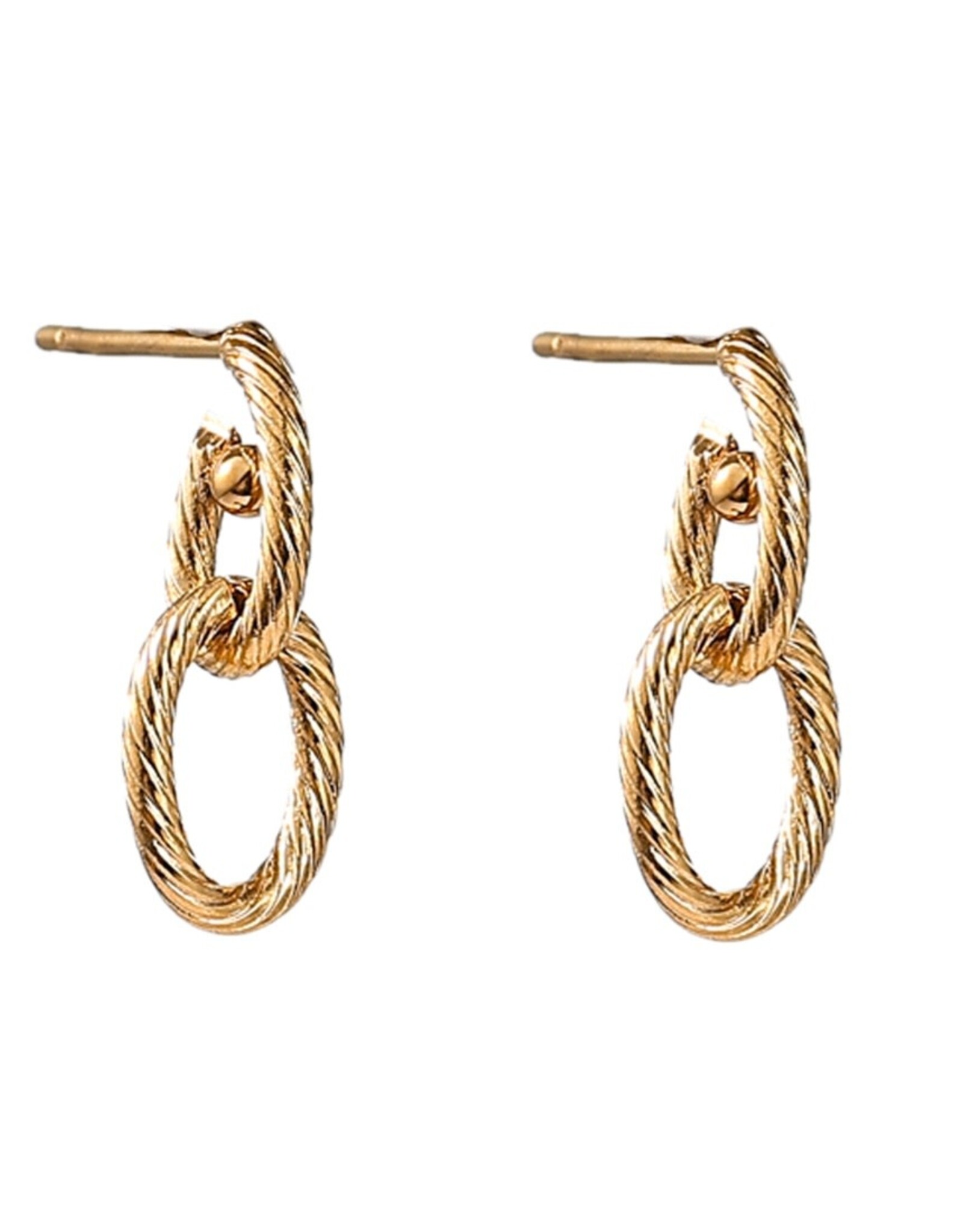Day & Eve by Go Dutch Label Oorbellen (E61128-2) 14K goud - Day & Eve by Go Dutch Label