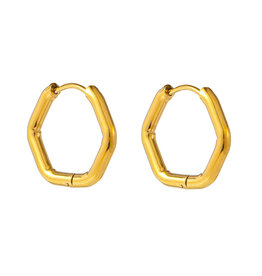 Day & Eve by Go Dutch Label Oorbellen (E61072-2) 14K goud - Day & Eve by Go Dutch Label
