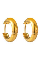 Day & Eve by Go Dutch Label Oorbellen (E61054-2) 14K goud 4x16mm - Day & Eve by Go Dutch Label