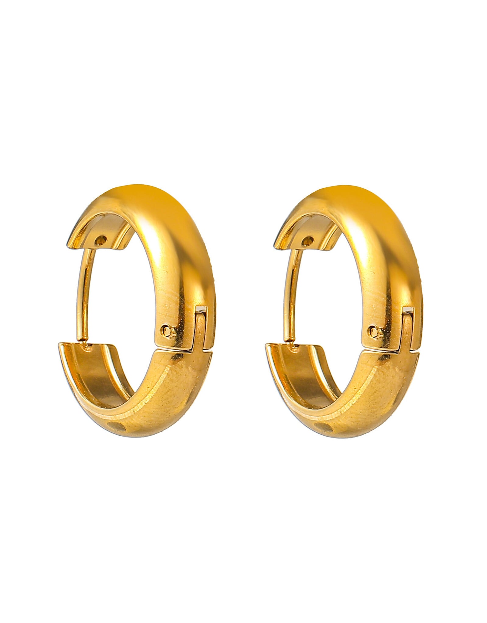 Day & Eve by Go Dutch Label Oorbellen (E61054-2) 14K goud 4x16mm - Day & Eve by Go Dutch Label
