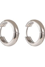 Day & Eve by Go Dutch Label Oorbellen (E61054-1) zilver 4x16mm - Day & Eve by Go Dutch Label