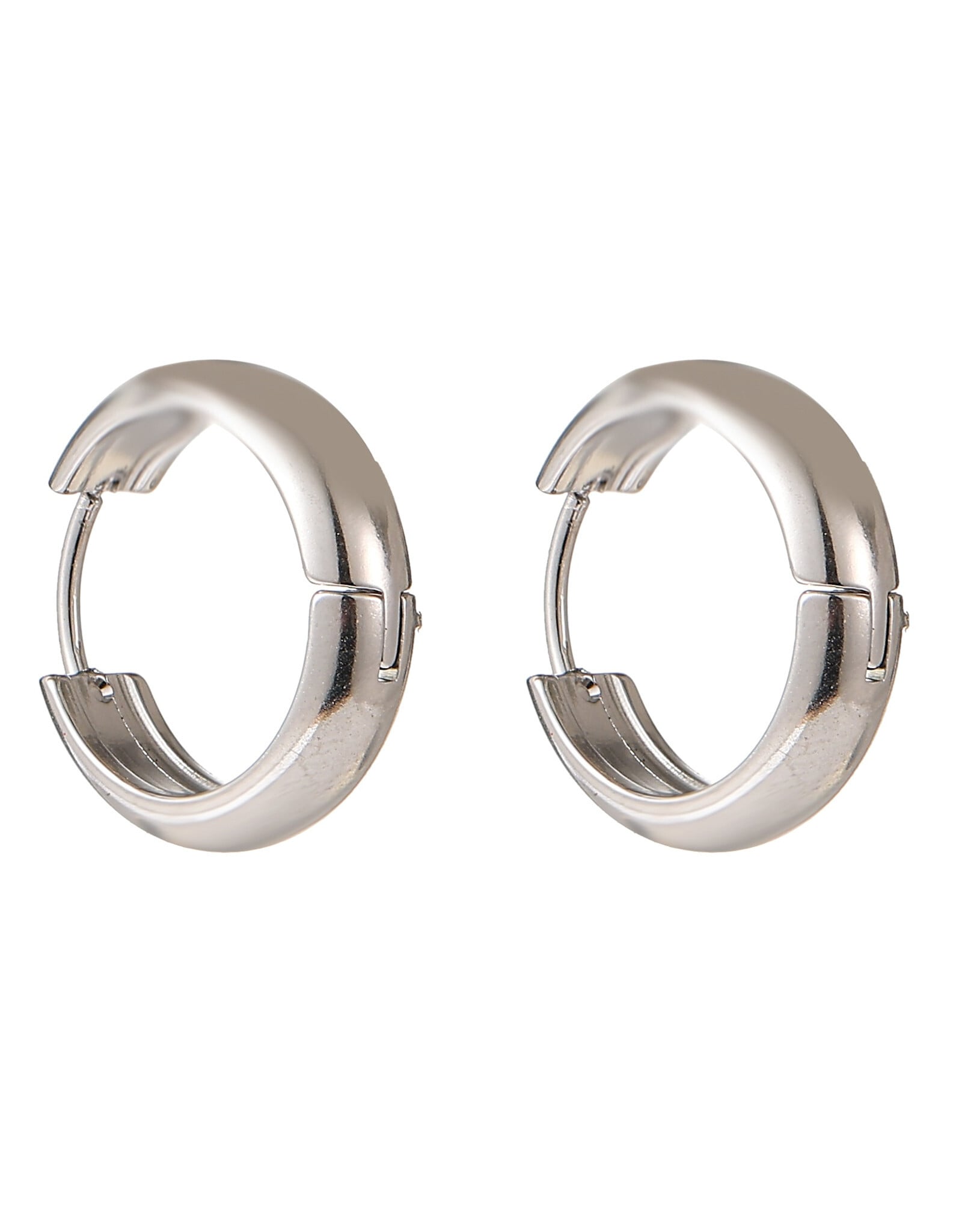 Day & Eve by Go Dutch Label Oorbellen (E61054-1) zilver 4x16mm - Day & Eve by Go Dutch Label