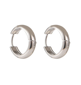 Day & Eve by Go Dutch Label Oorbellen (E61054-1) zilver 4x16mm - Day & Eve by Go Dutch Label