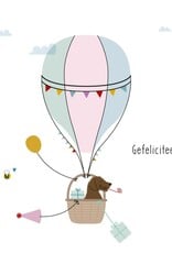Gefeliciteerd - Wenskaart Frits