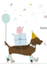 Hoera! - Wenskaart Frits