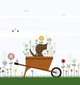 (In de Tuin) - Wenskaart Frits