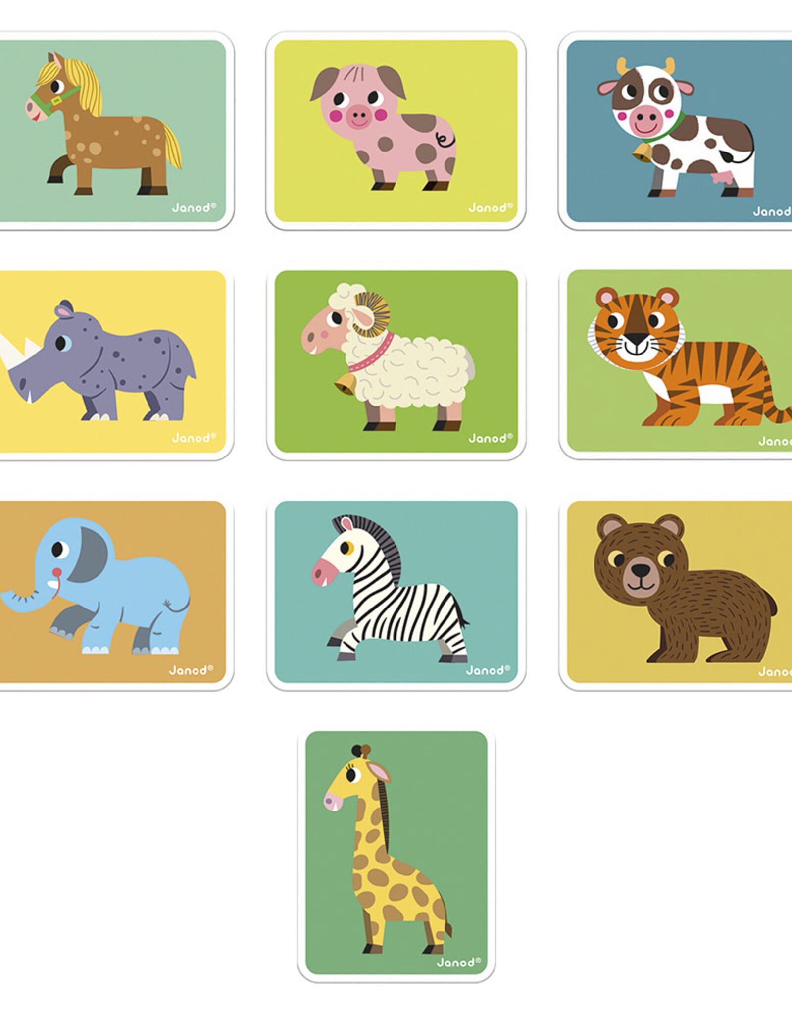 Janod Magnetibook Dieren +3jr - Janod