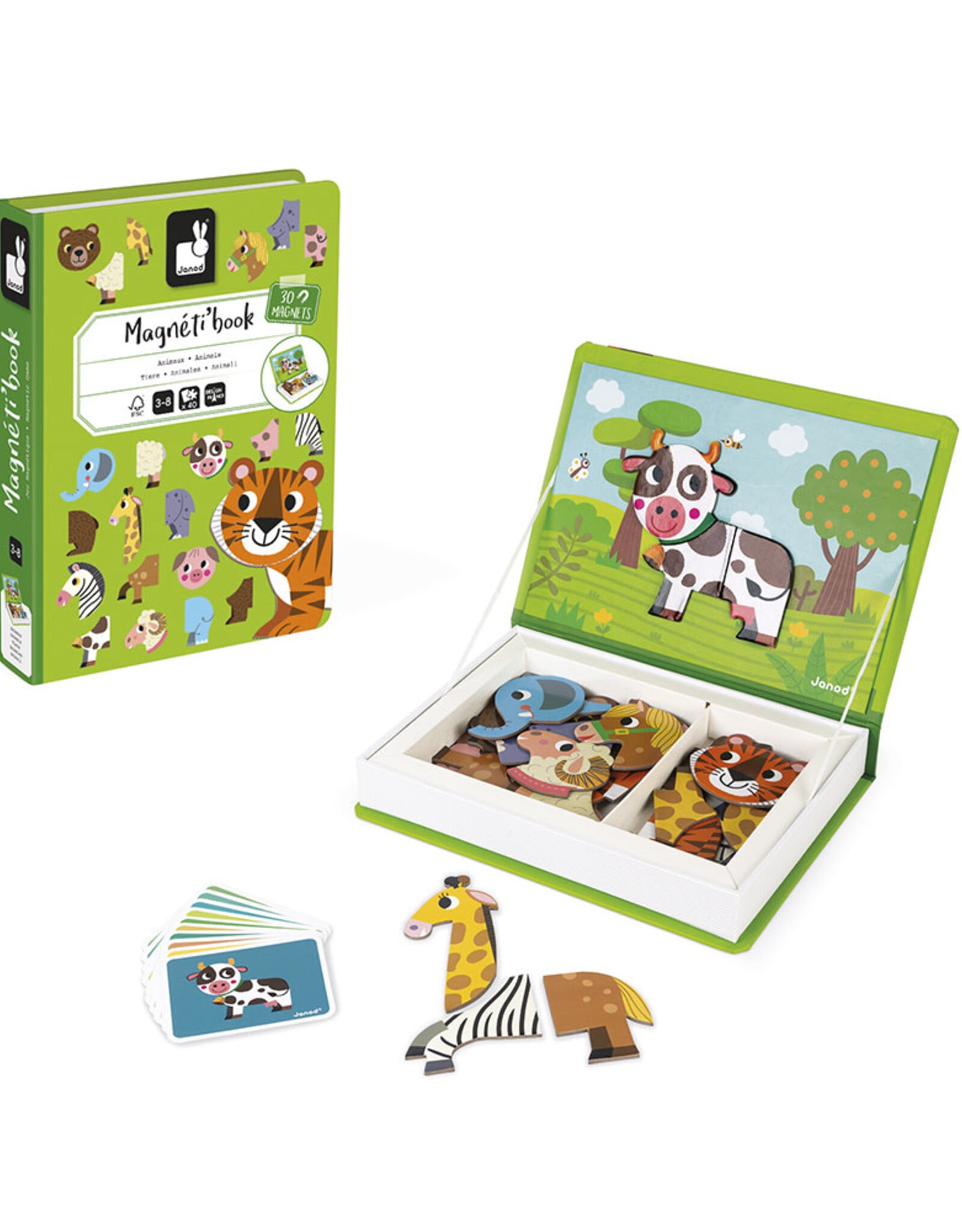 Janod Magnetibook Dieren +3jr - Janod