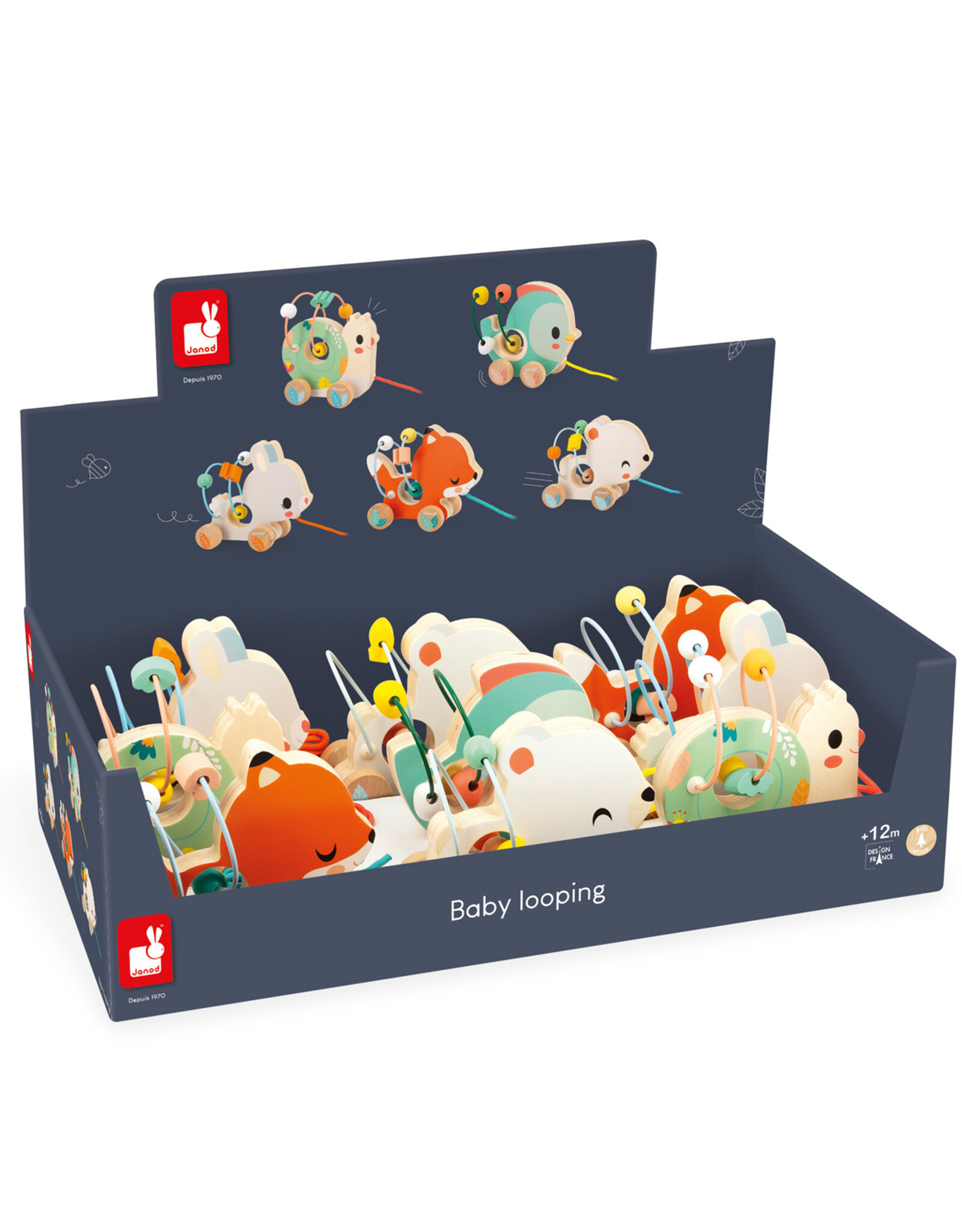 Janod Baby Looping Trekfiguurtjes Dieren