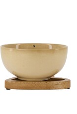 Zusss Set van 2 Pannenonderzetters hout hartje - Zusss