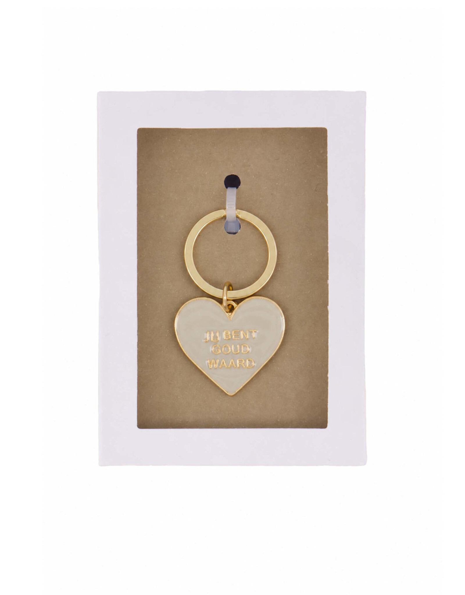 Zusss Sleutelhanger in doosje "Jij bent goud waard" - Zusss