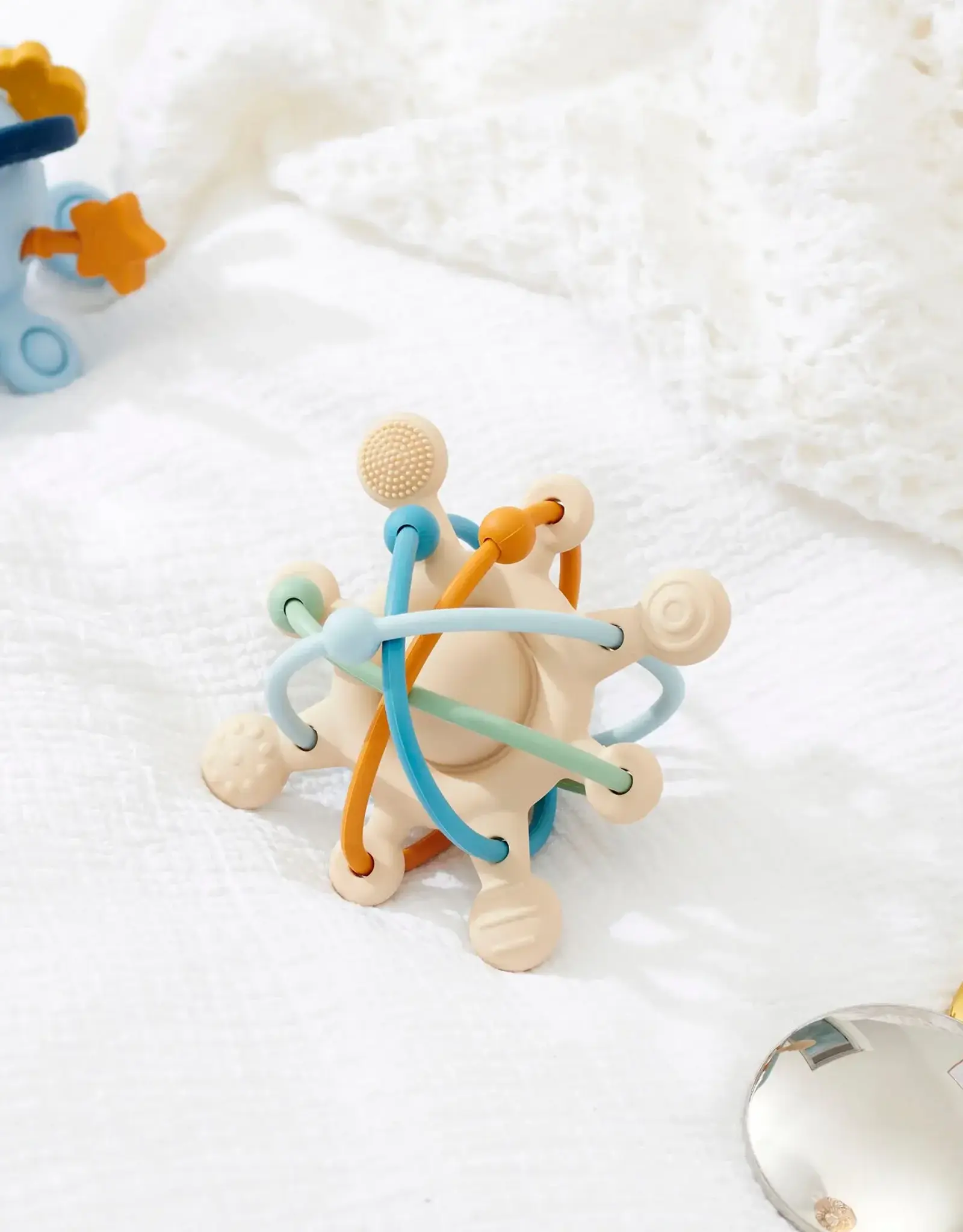 Tickit SiliSoft Fidget Rammelaar (Neutrale Kleuren) - Tickit