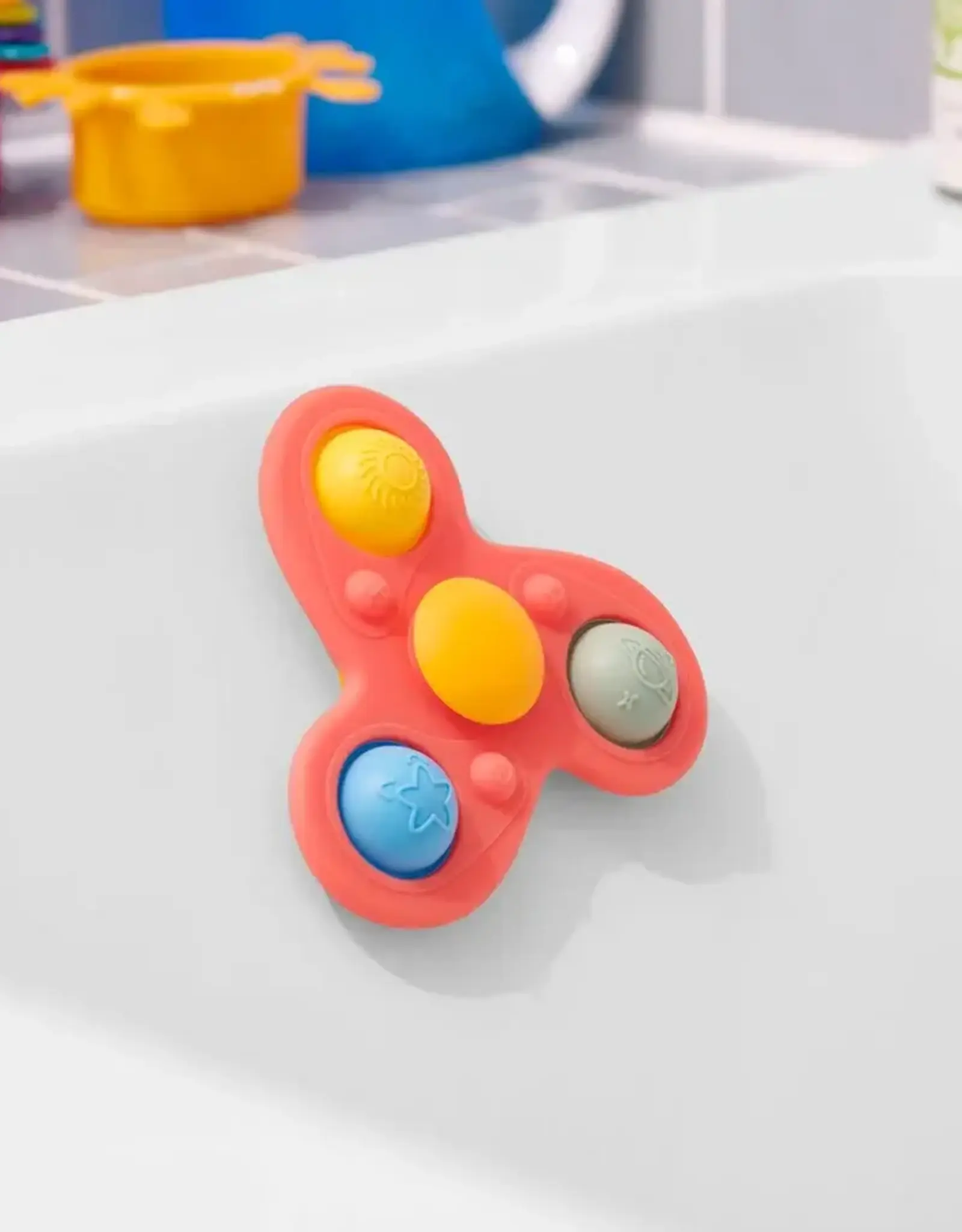 Tickit SiliSoft Jumbo Spinner (Regenboog) - Tickit