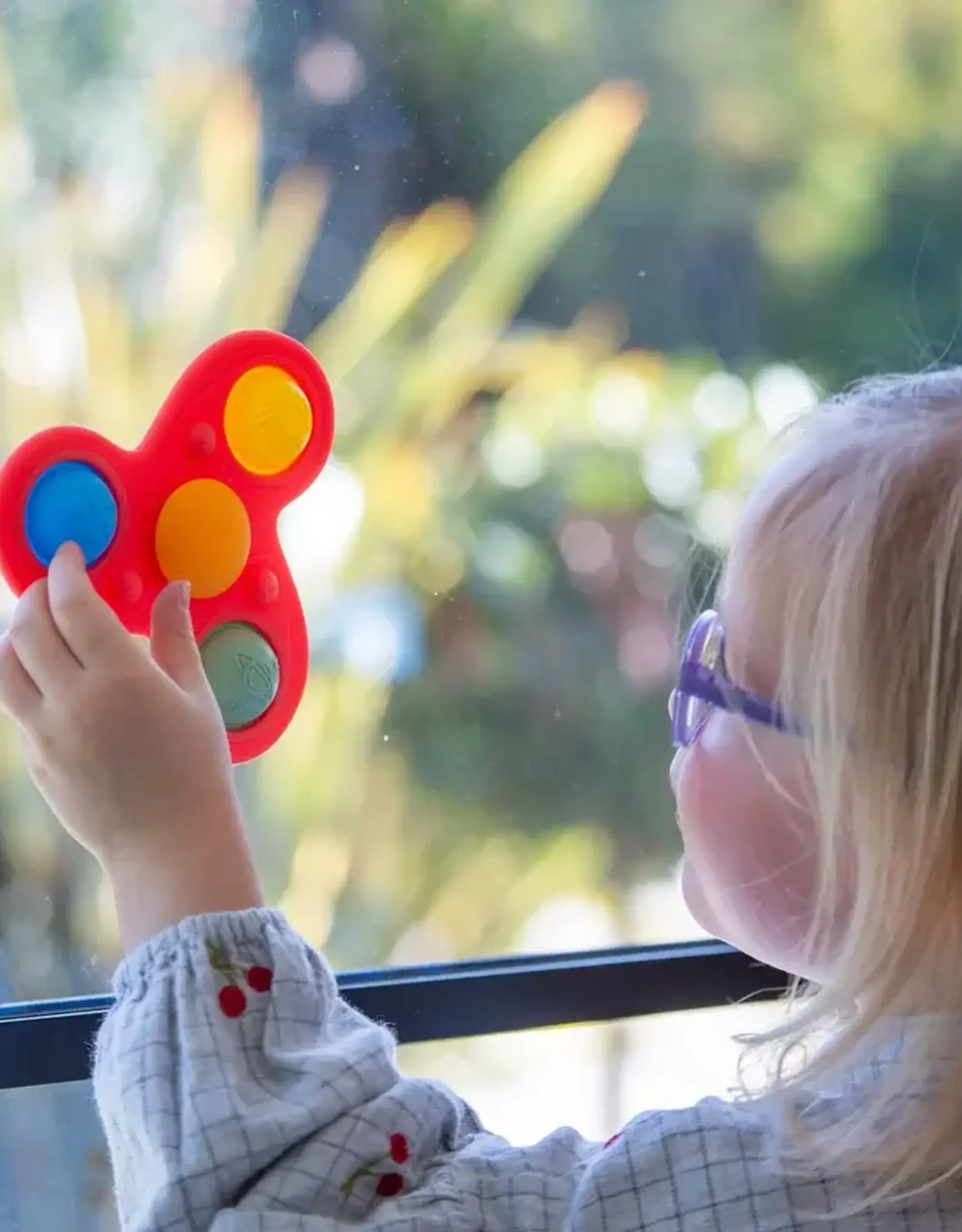 Tickit SiliSoft Jumbo Spinner (Regenboog) - Tickit