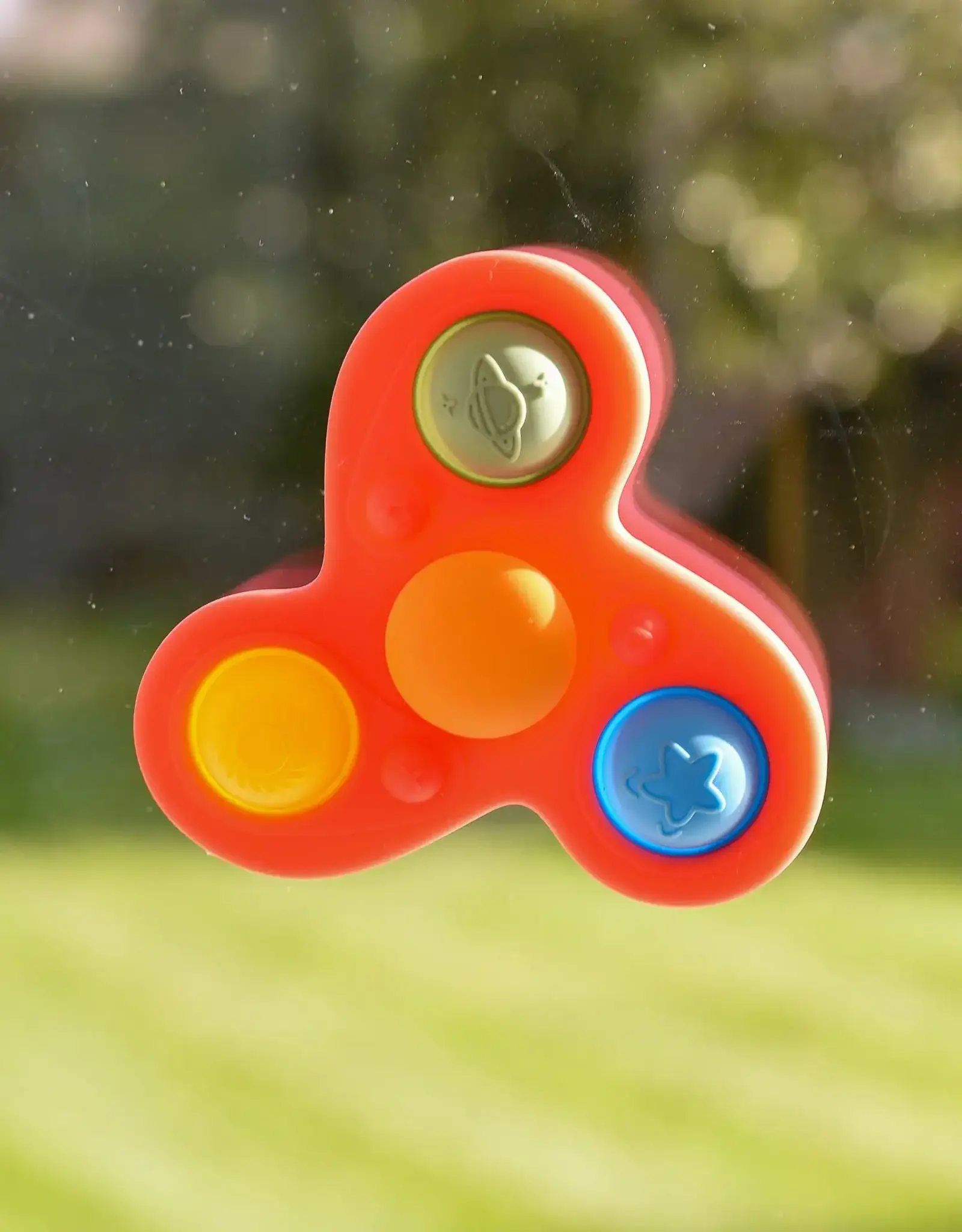 Tickit SiliSoft Jumbo Spinner (Regenboog) - Tickit