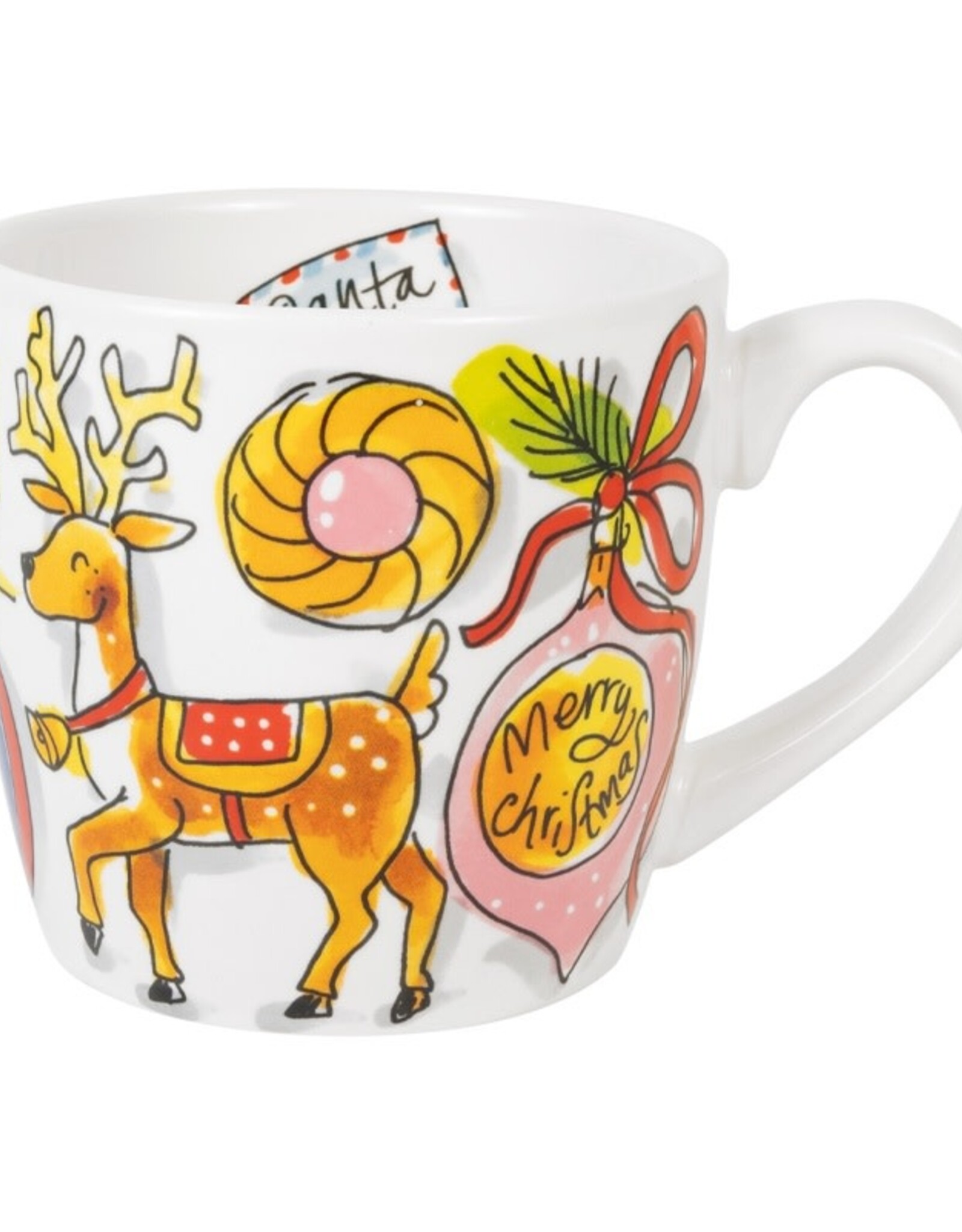 Blond Amsterdam Cappuccino Beker Deer 0,5l Kerst - Blond Amsterdam