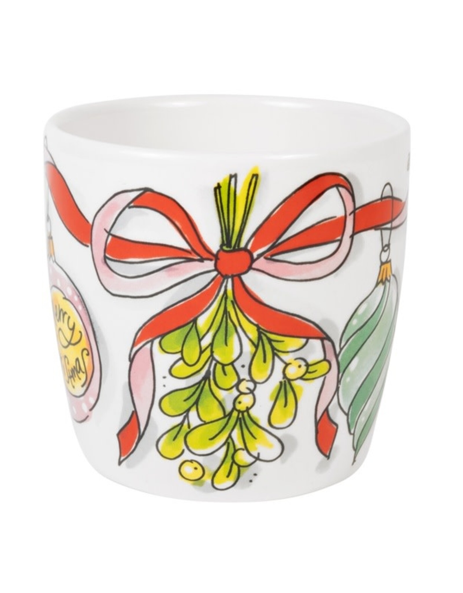 Blond Amsterdam Cappuccino Beker Ribbon 0,5l Kerst - Blond Amsterdam