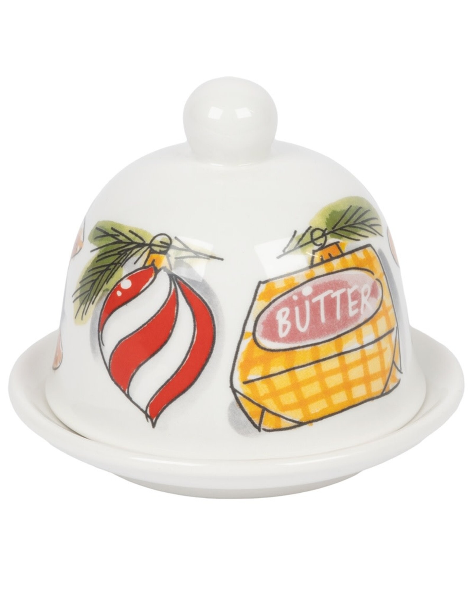 Blond Amsterdam Botervloot Rond 12cm Kerst - Blond Amsterdam
