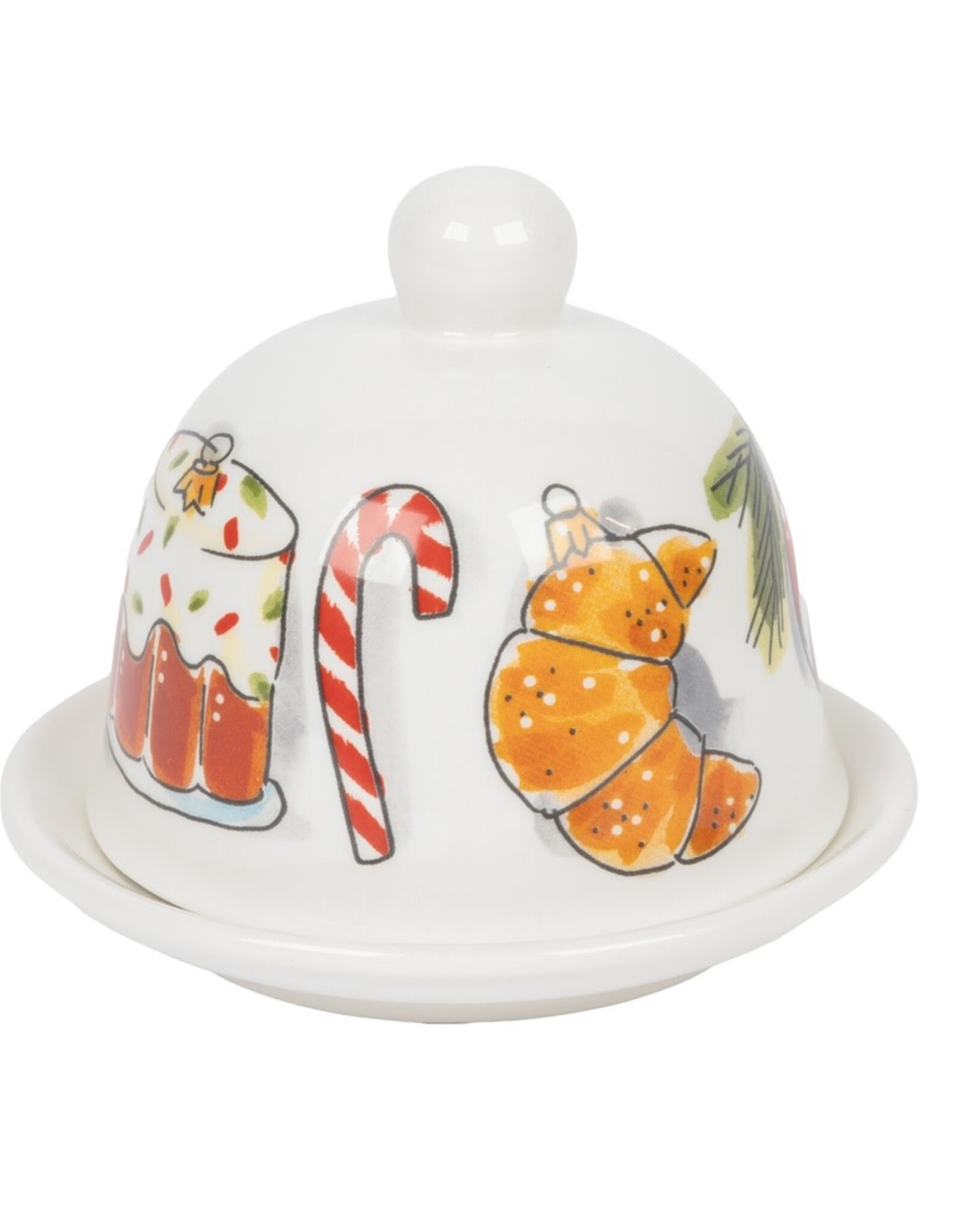 Blond Amsterdam Botervloot Rond 12cm Kerst - Blond Amsterdam