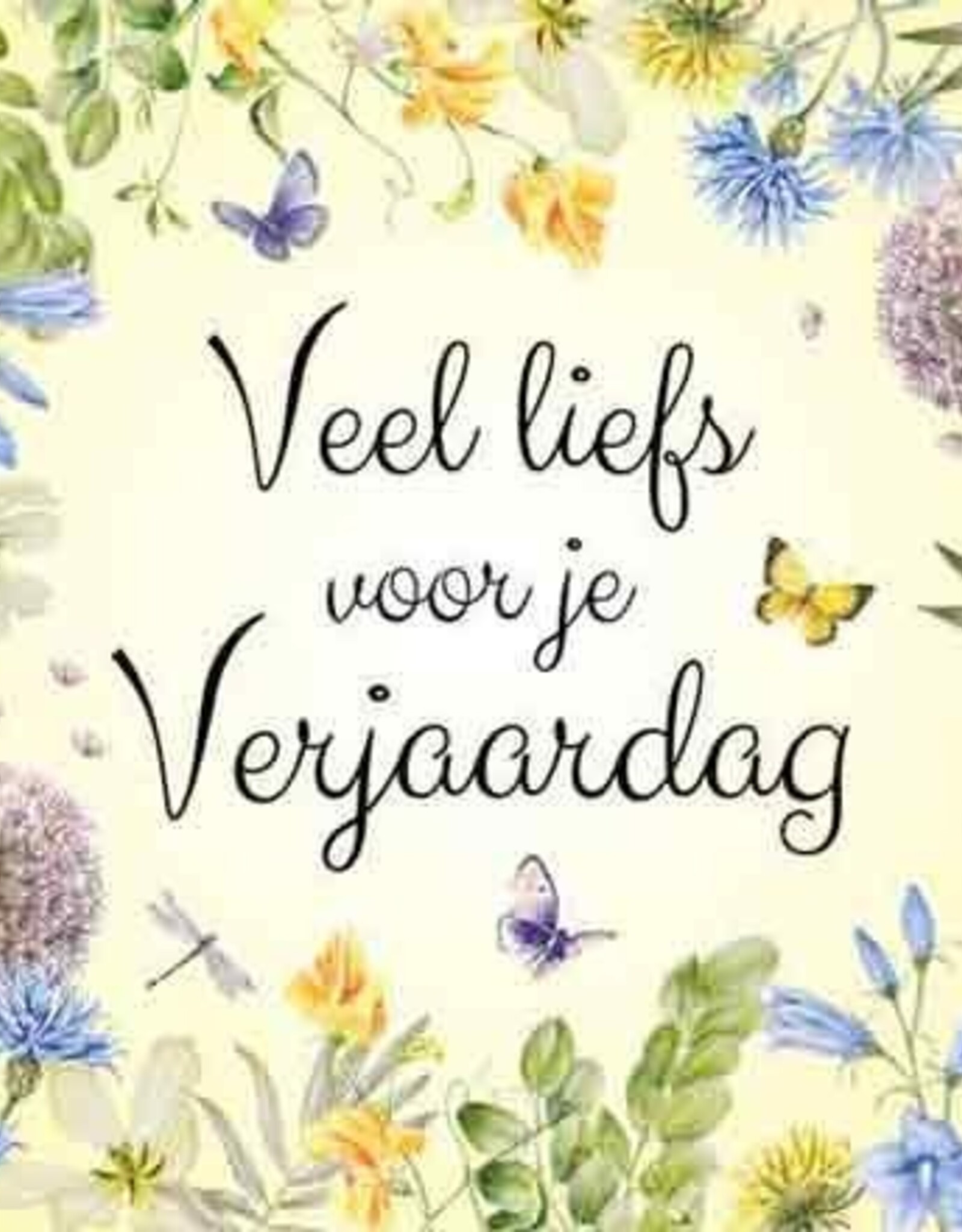 Veel Liefs voor je Verjaardag - Wenskaart Janneke Brinkman