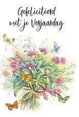 Gefeliciteerd met je Verjaardag - Wenskaart Janneke Brinkman