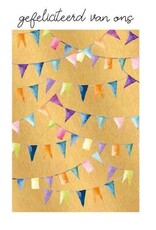 Gefeliciteerd van Ons - Wenskaart Bliss