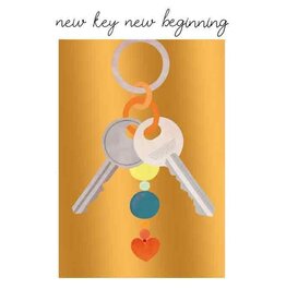 New Key New Beginning - Wenskaart Bliss