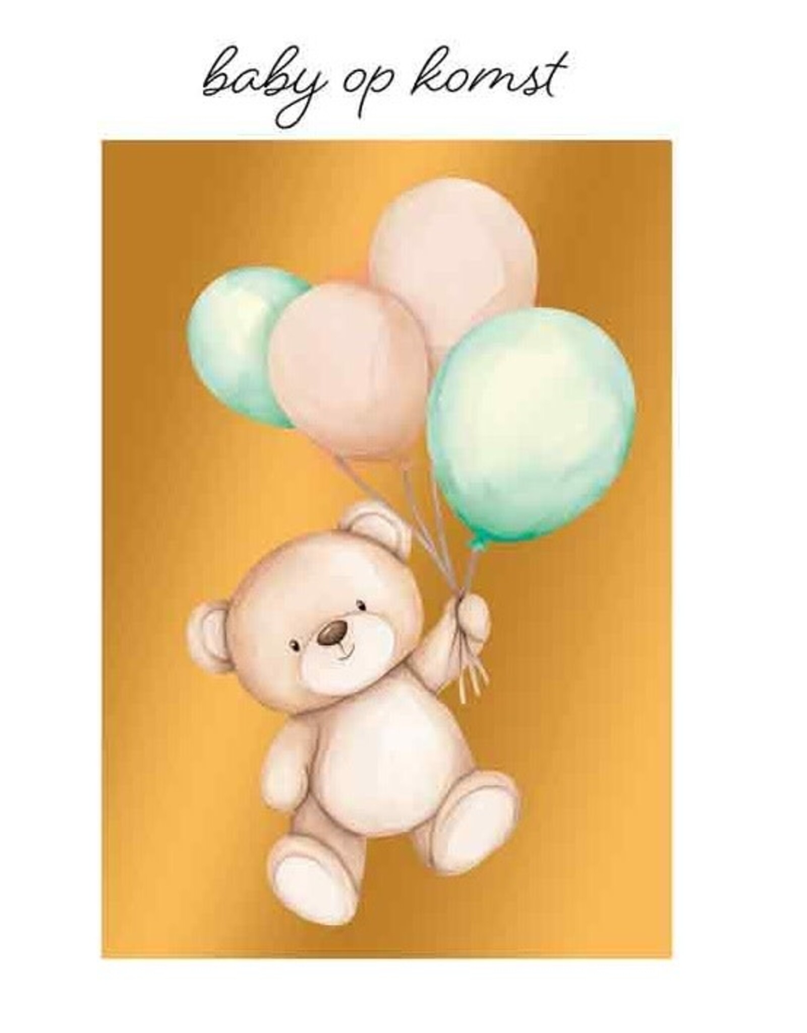 Baby op Komst - Wenskaart Bliss