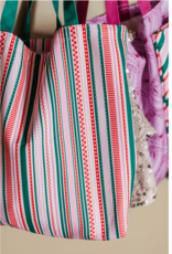 Shopper Colorful ribbons 48x15x38cm