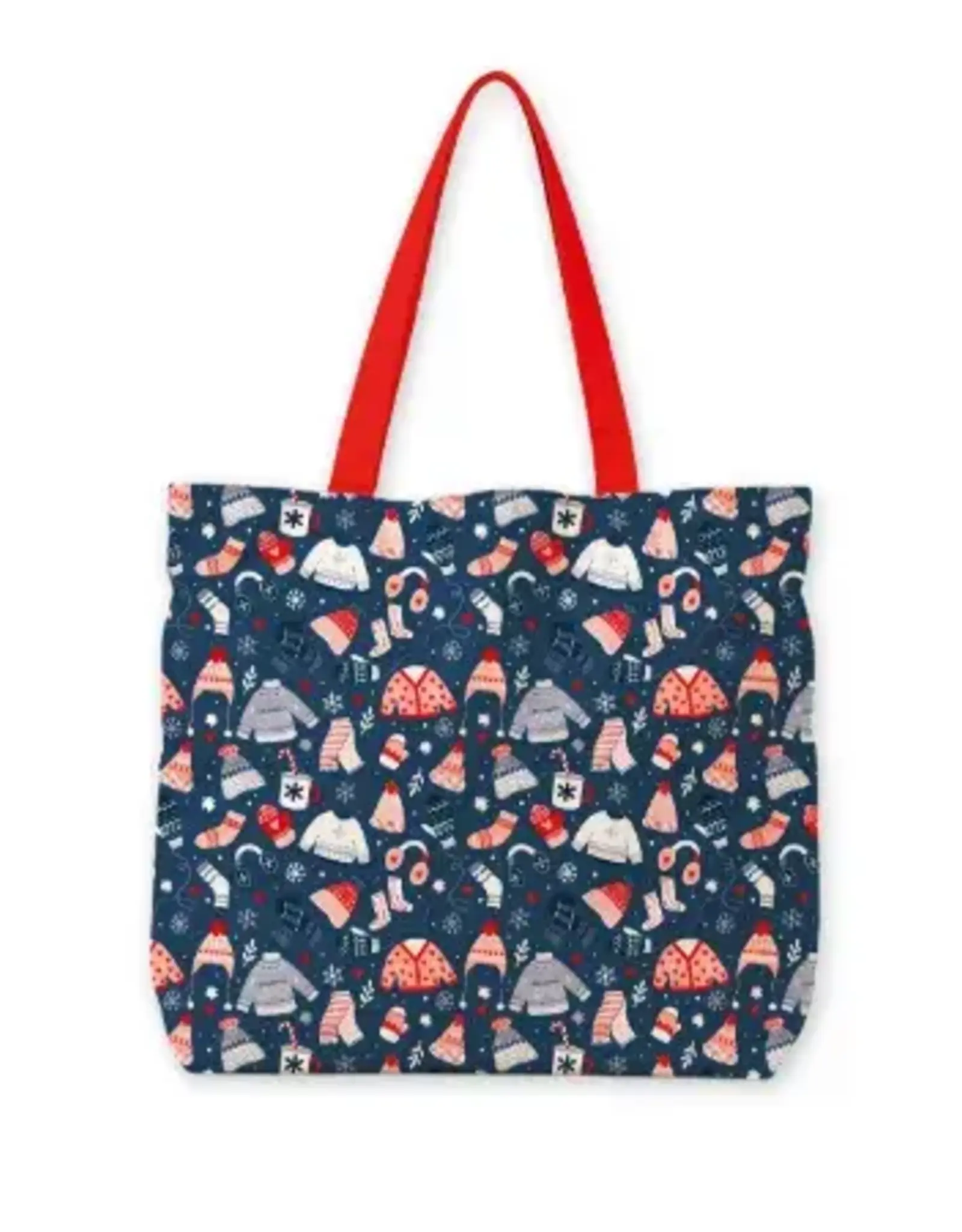 Shopper Warm winter blue 48x15x38cm