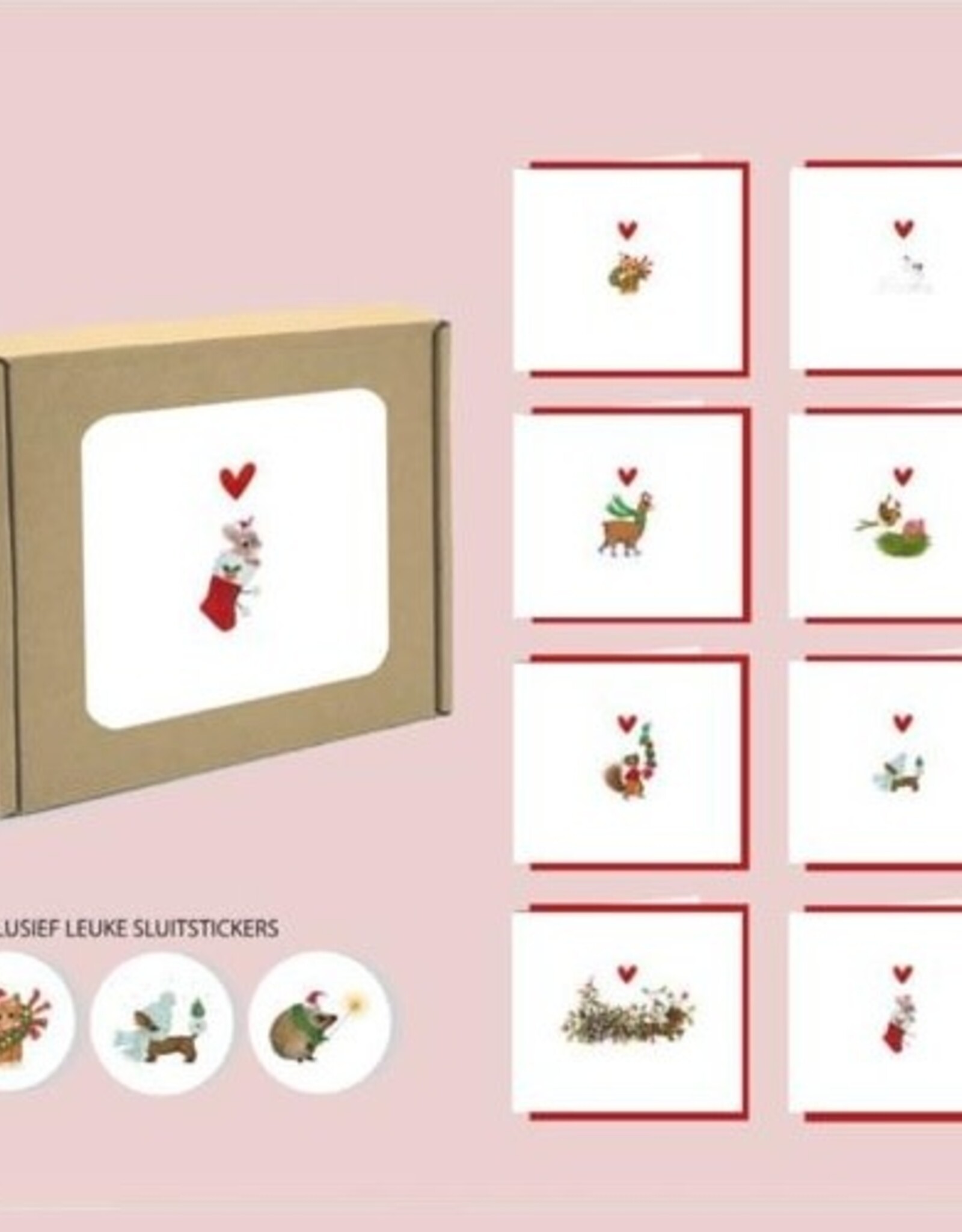 Kerstdoosje Yon "BOX006" - 8 stuks