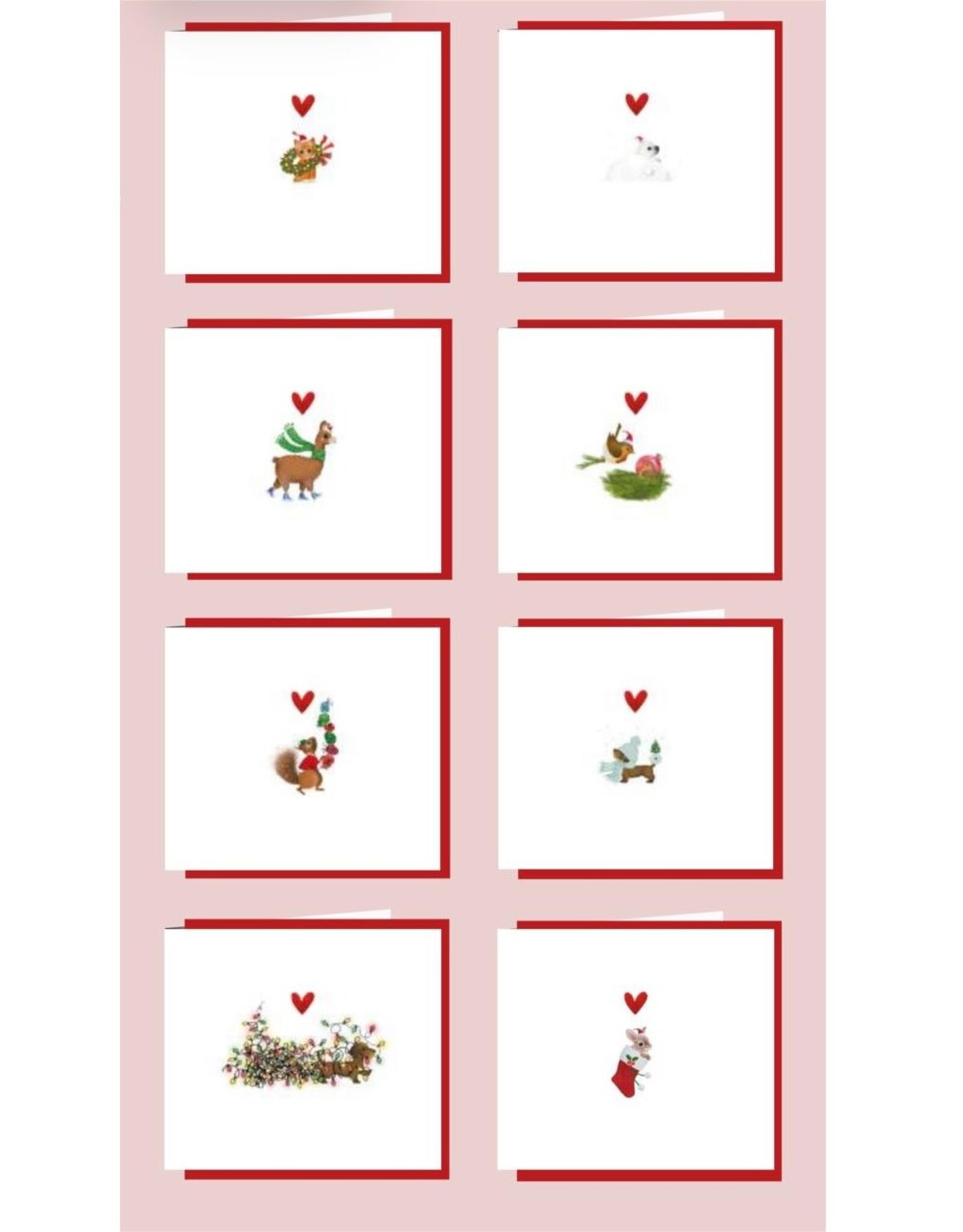Kerstdoosje Yon "BOX006" - 8 stuks