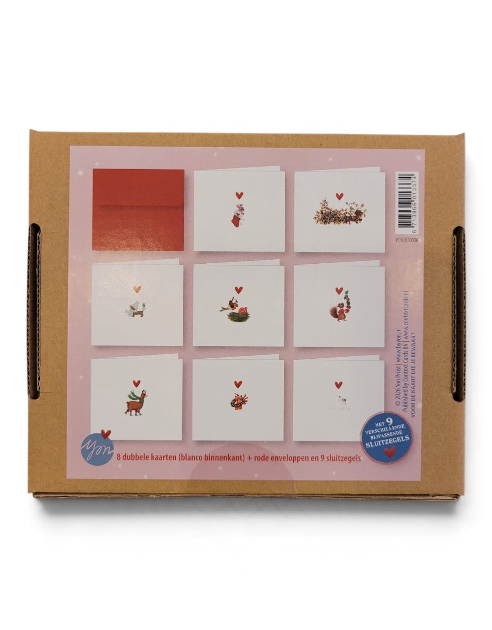 Kerstdoosje Yon "BOX006" - 8 stuks