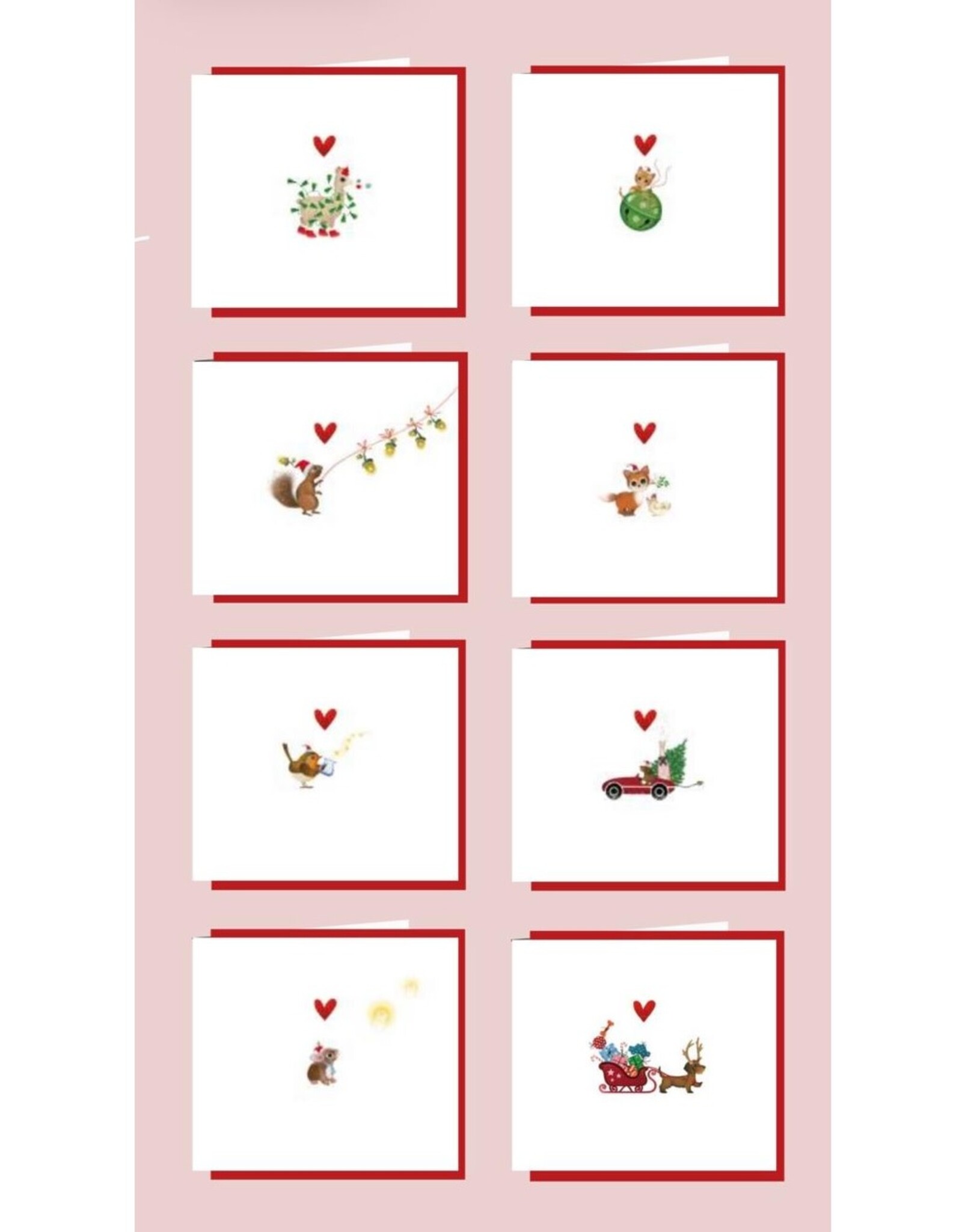 Kerstdoosje Yon "BOX005 - 8 stuks