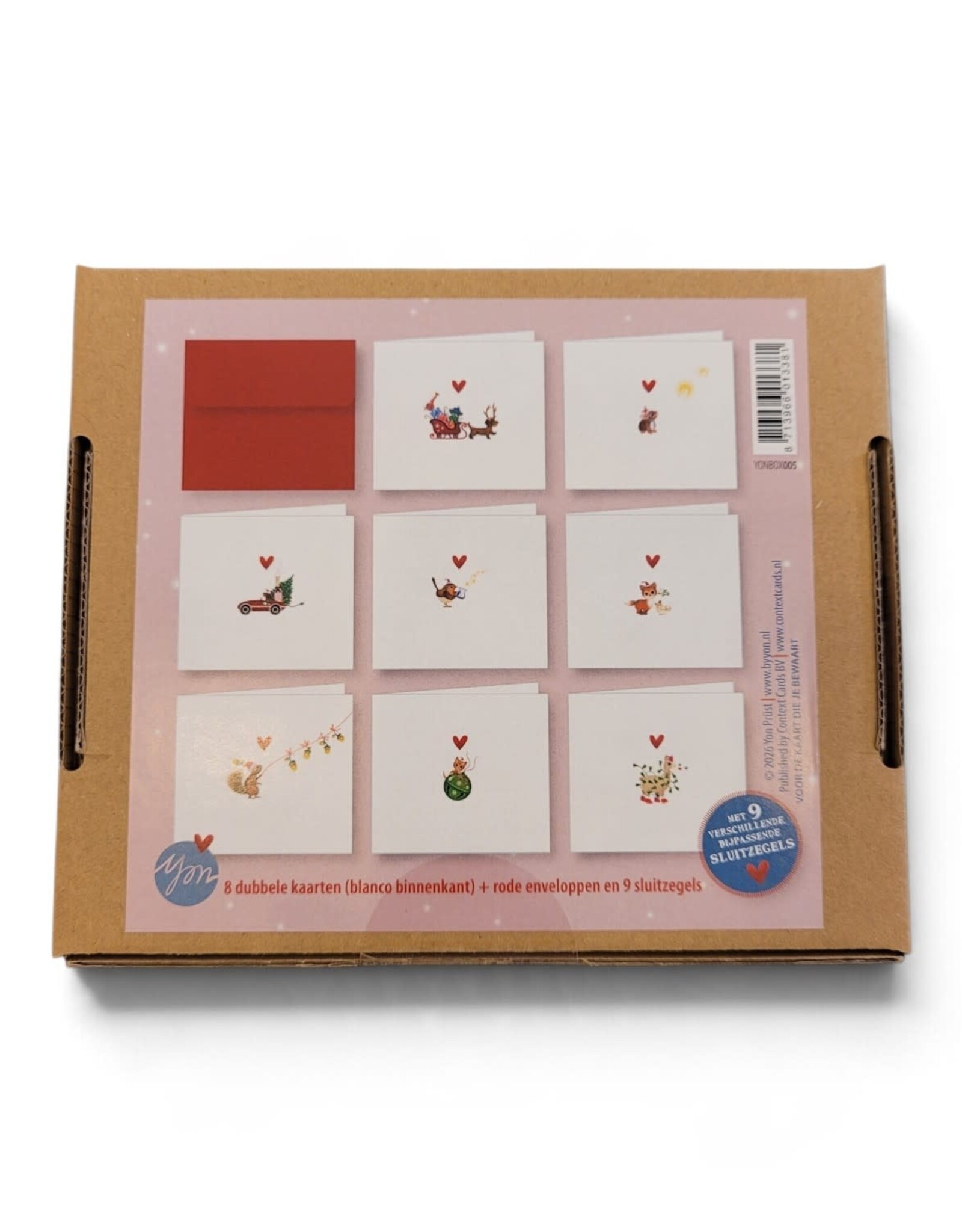 Kerstdoosje Yon "BOX005 - 8 stuks