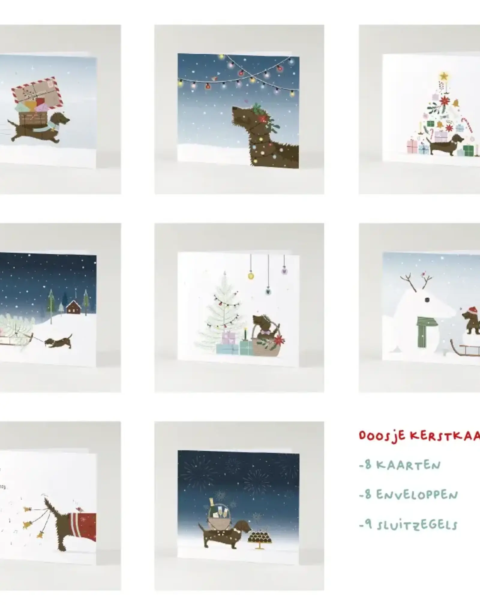 Kerstdoosje Frits - 8 stuks