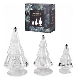Olielamp set van 3 Kerstbomen - Home Society
