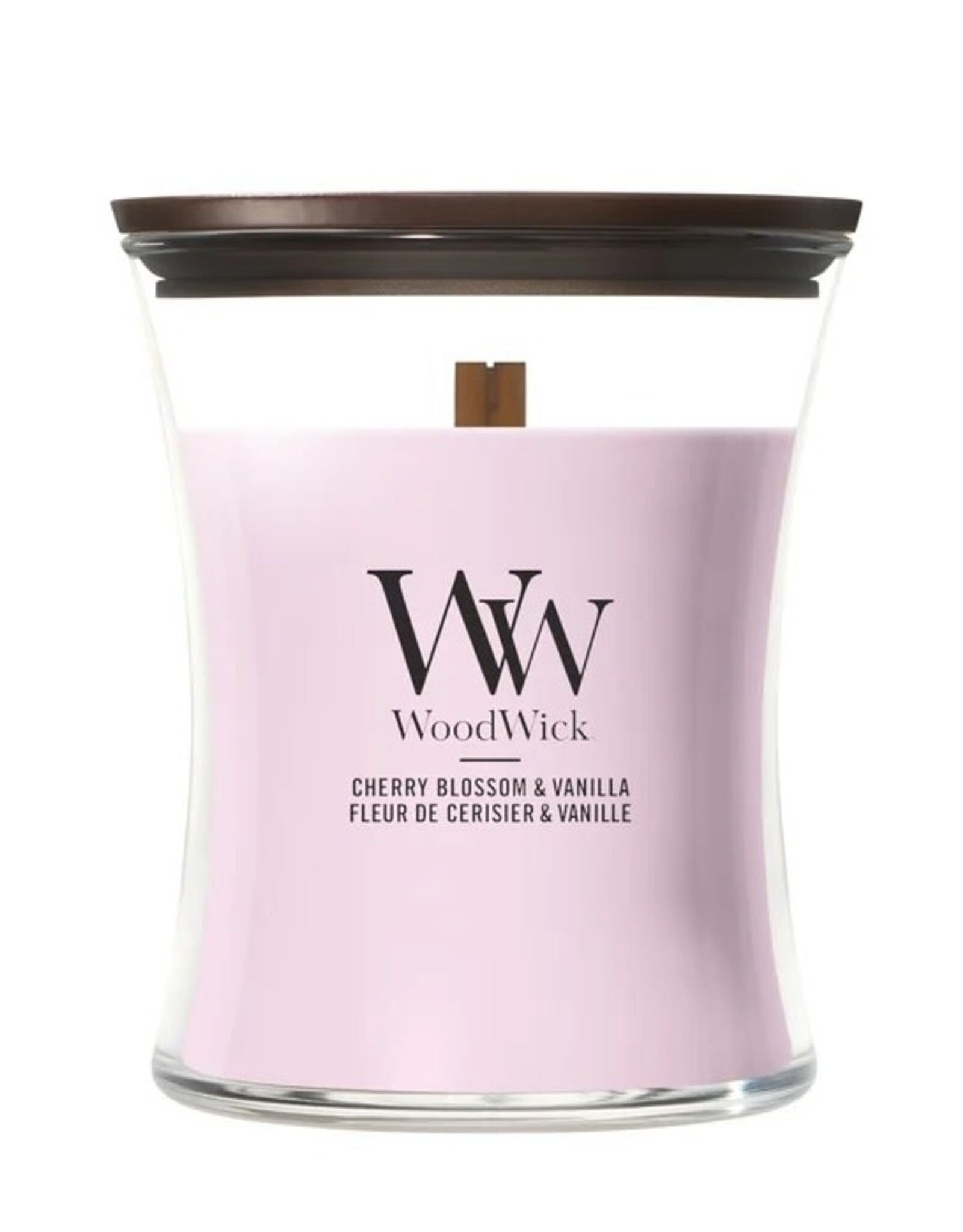 WoodWick Kaars WoodWick "Cherry Blossom & Vanilla" Medium - WoodWick