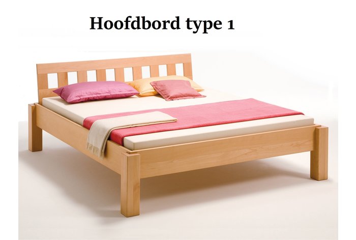 Metaalvrij bed Lienz - hoofdbord type 1 Metaalvrij bed Lienz - hoofdbord type 1